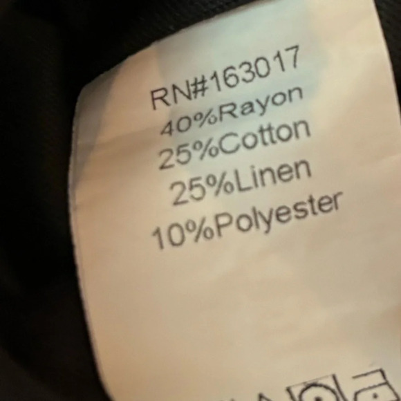 Princess Polly linen & cotton blend peplum tie dress in black size 2 - Picture 7 of 7